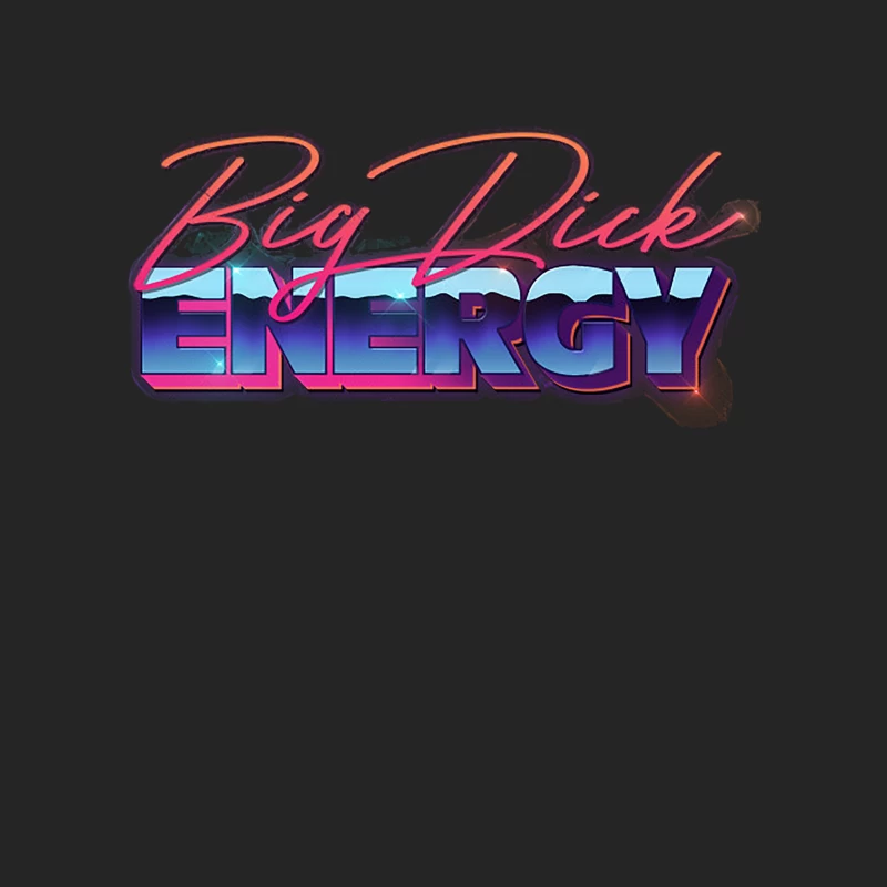 Big Dick Energy - 80s Aesthetic Design Female Pullover Sweatshirt