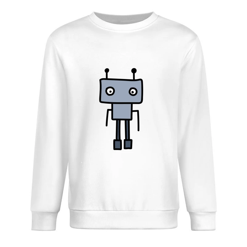 Illustration d'un robot cartoon Homme Sweat-shirt à enfiler