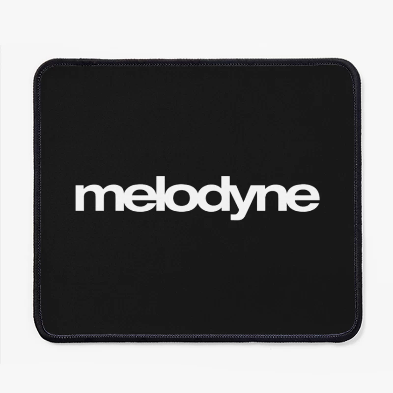 Melodyne Text Logo Outline Design Mouse Pad