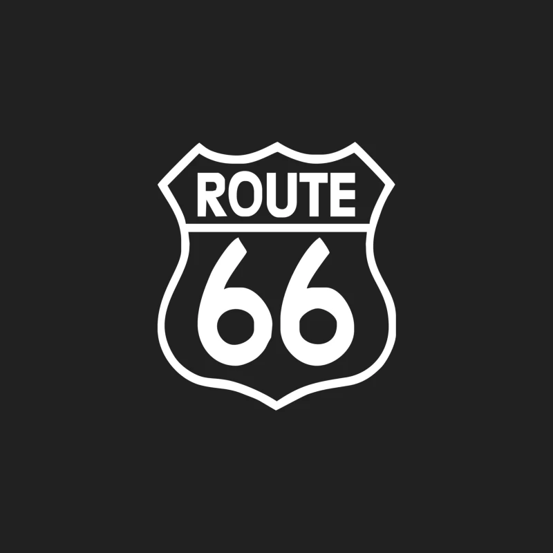 ROUTE 66 stampa BIANCA starda america SPORT Bucket Hat