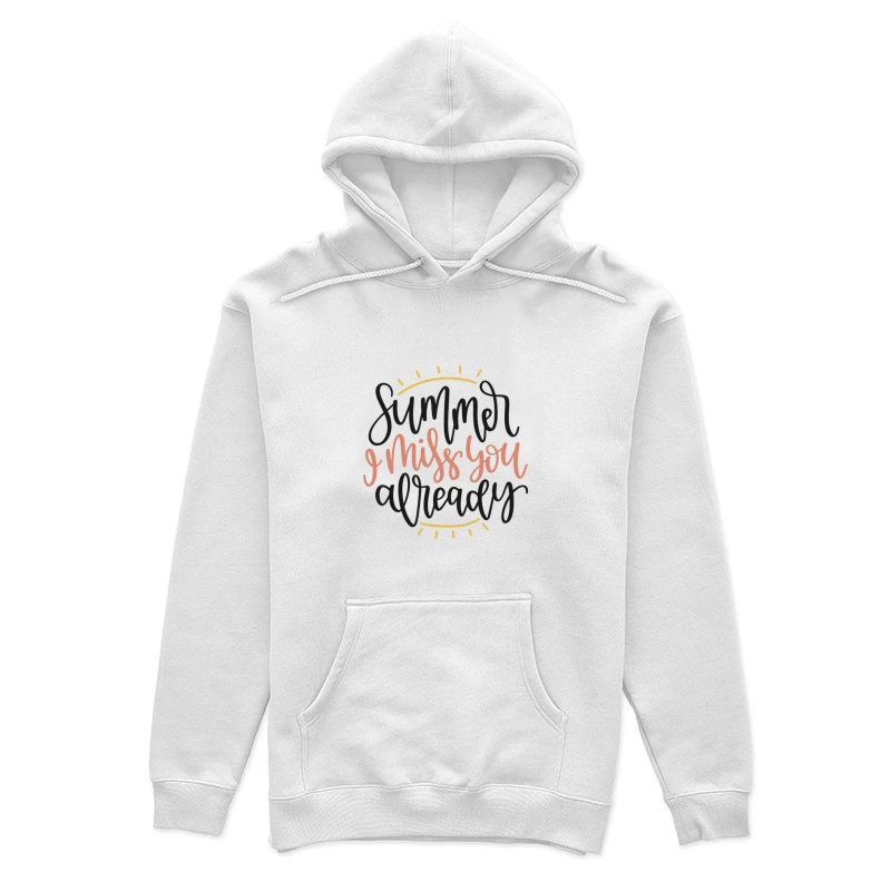 Message nostalgique d'été Femme Sweat à capuche