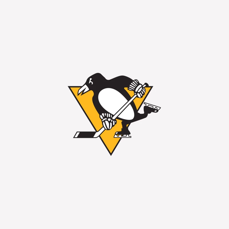 Pittsburgh Penguins NHL Hockey Team Logo Female T-Shirt