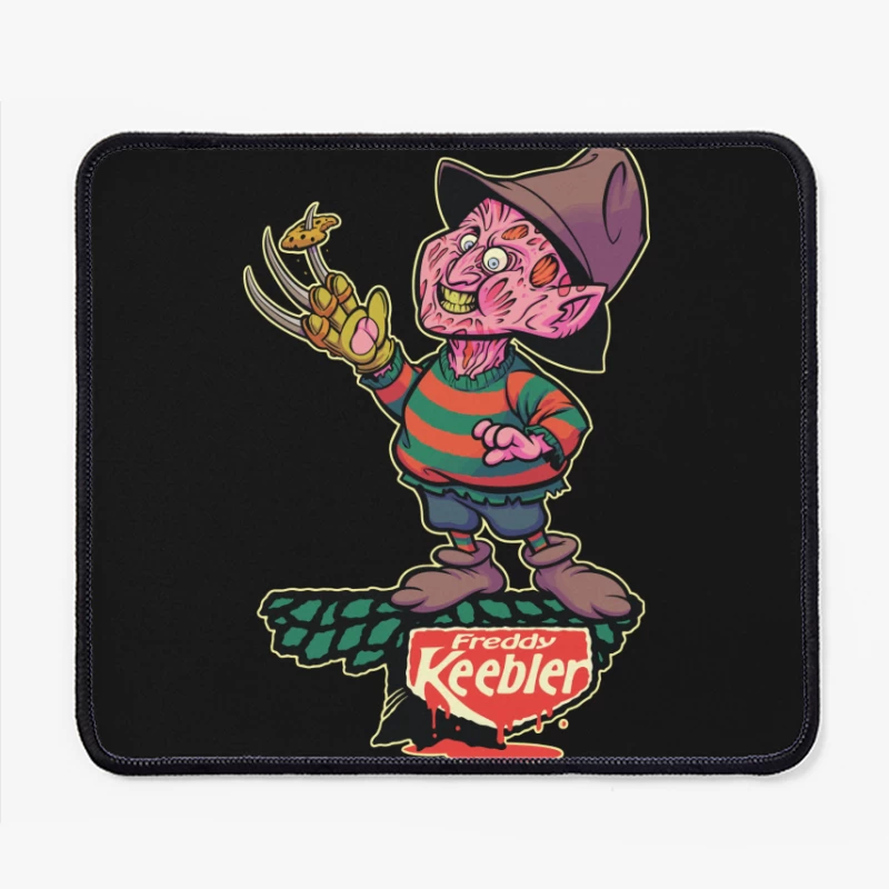 Freddy Keebler: A Whimsical Horror Parody Mouse Pad