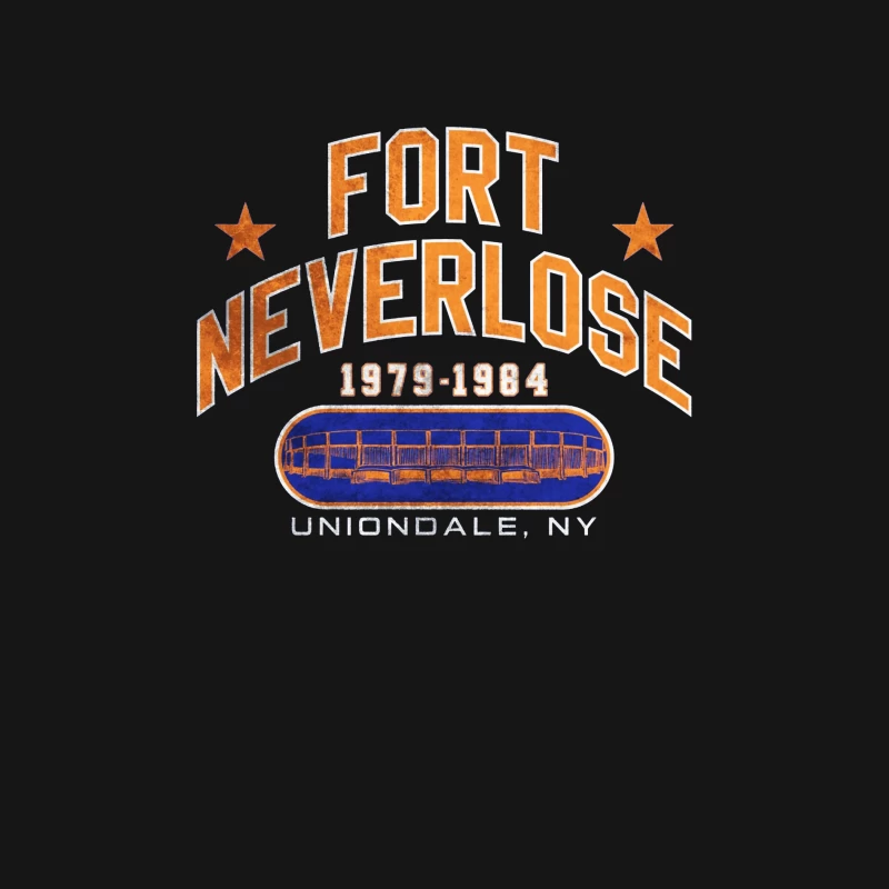 Fort Neverlose: Vintage Logo of Uniondale NY Sports Arena 1979-1984 Female Long Sleeve T-Shirt