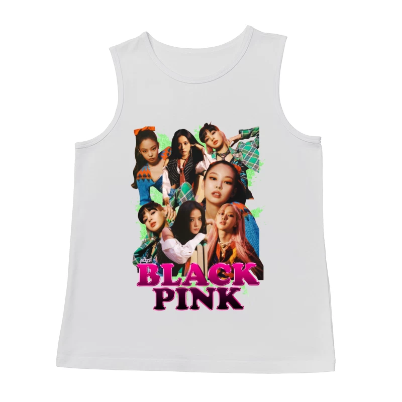 BLACKPINK Music Group Collage Male Tank Top