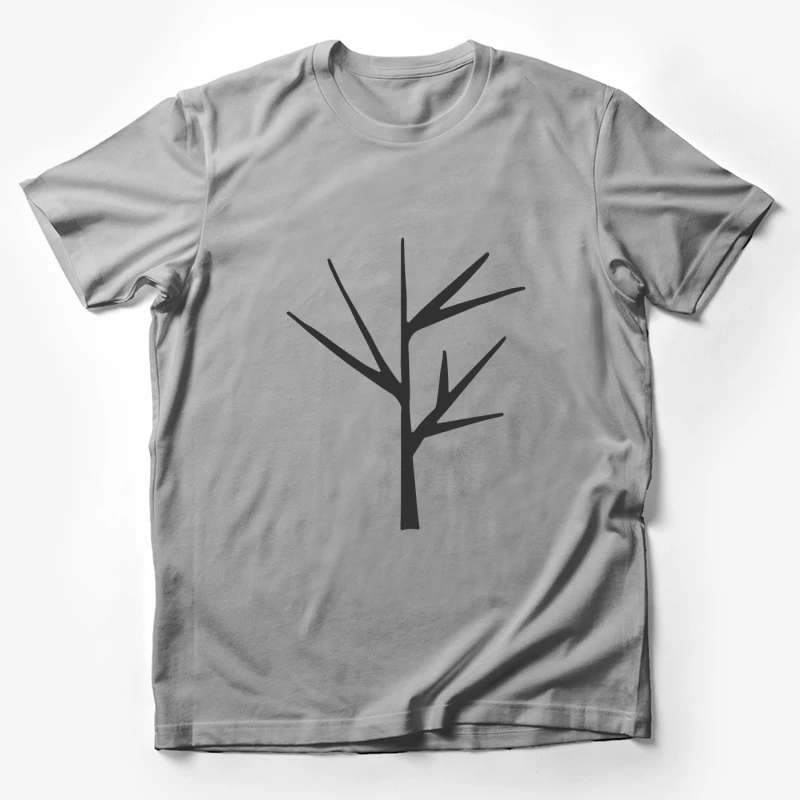 Silhouette d'arbre simple Homme T-Shirt