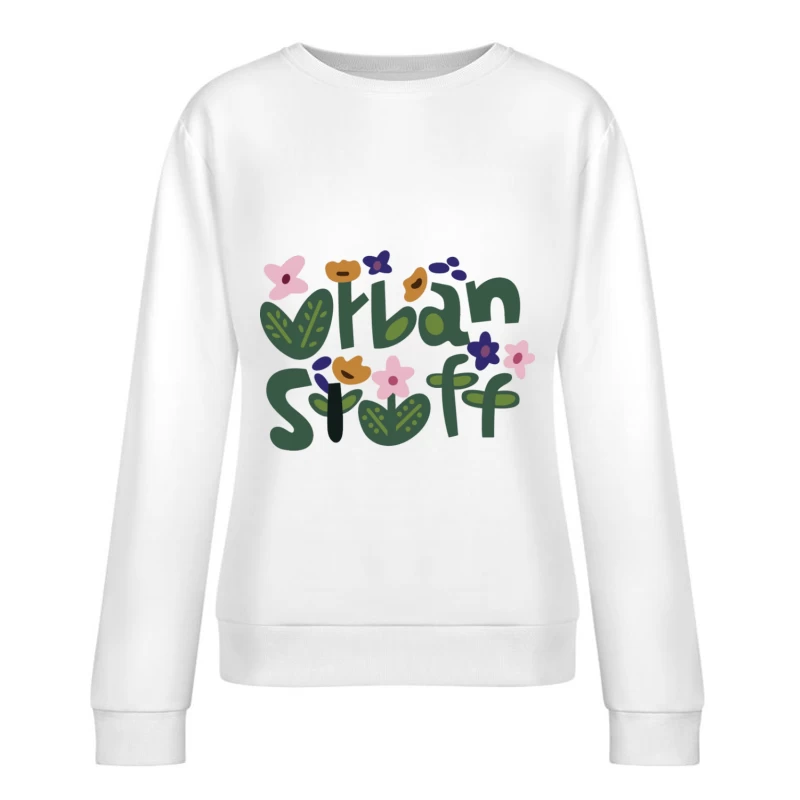 Urbaner Pflanzenstil Damen Pullover Sweatshirt