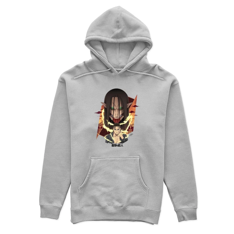 Titan-Kampf mit Energieaura Damen Pullover Hoodie