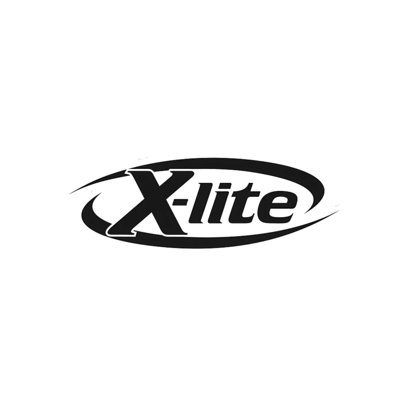 X-lite Black and White Brand Logo Design Tapestry