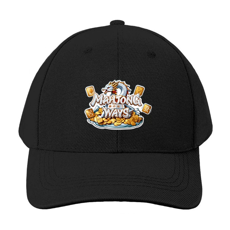 Mahjong Ways: A Dragon's Treasure Game Baseball Cap