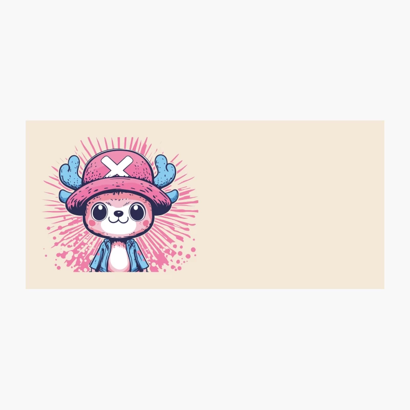 Cute Kawaii One Piece Chopper Character Illustration Coffee Mug