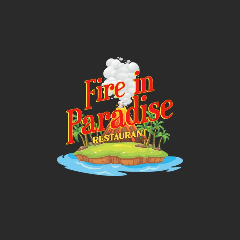 Fire in Paradise restaurant Baseball Cap
