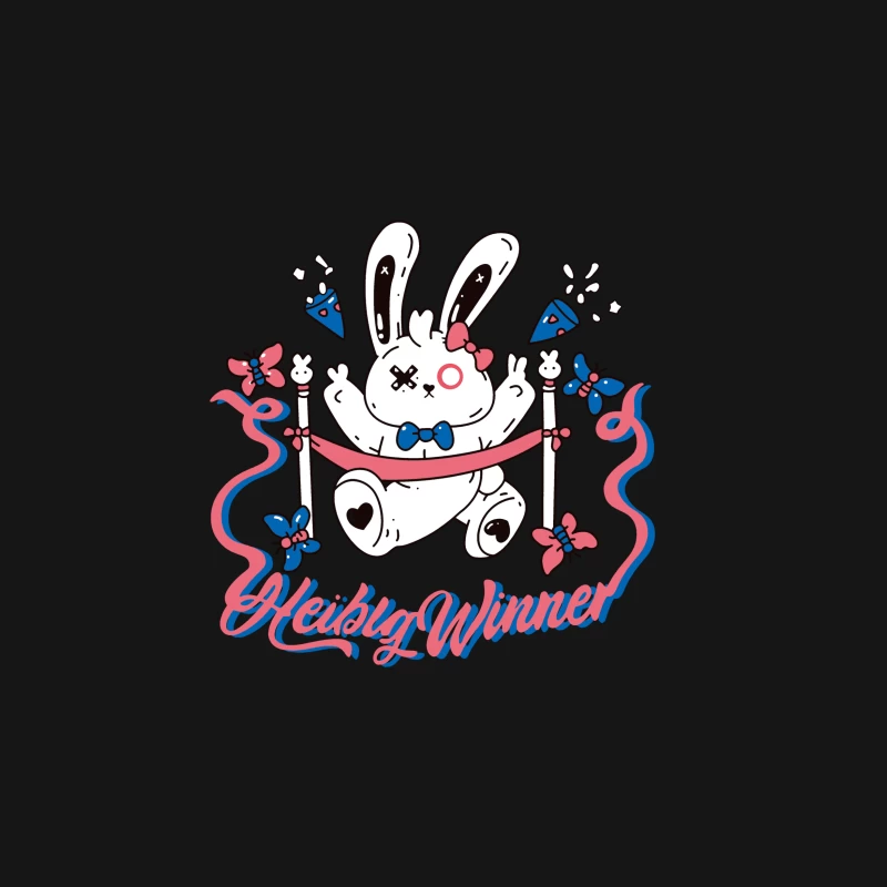 Kawaii Häschen-Gewinner Damen T-Shirt