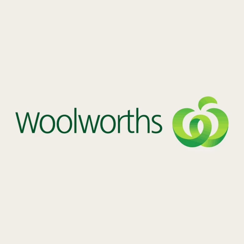 Woolworths Supermarket Chain Logo with Green Apple Design Bucket Hat