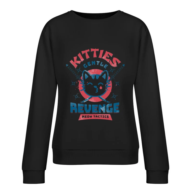 Douce Revanche des Chatons Femme Sweat-shirt à enfiler