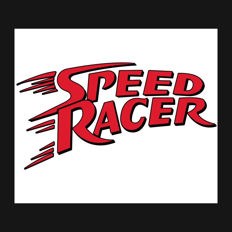 Speed Racer Anime Racing Logo Mouse Pad