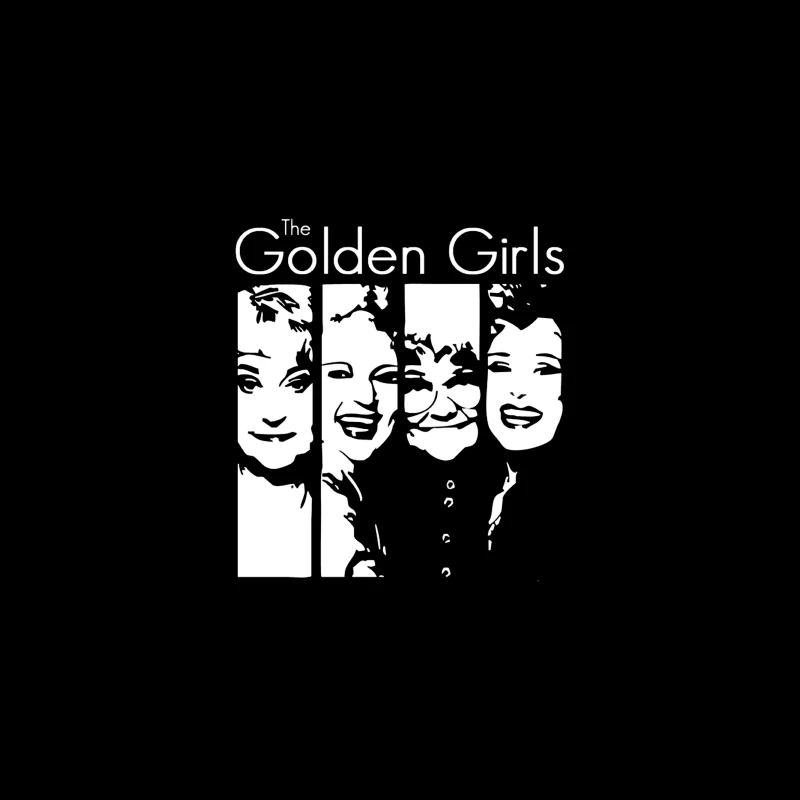 Minimalist Line Art of The Golden Girls TV Show Travel Mug