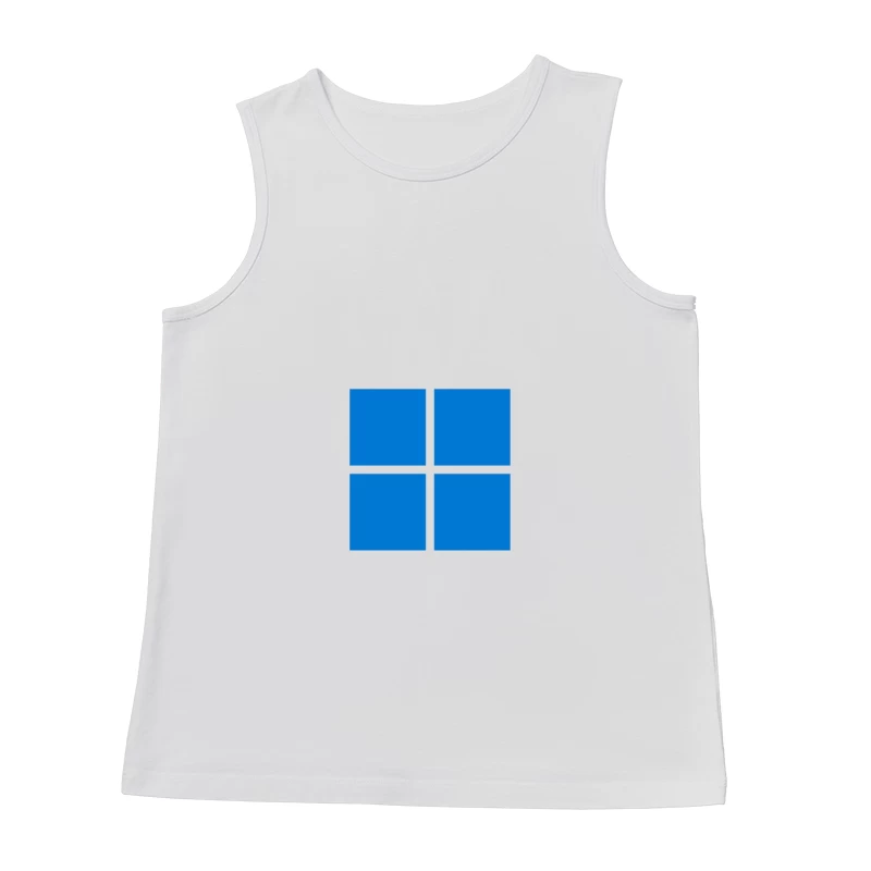 Microsoft Windows Operating System Logo Male Tank Top