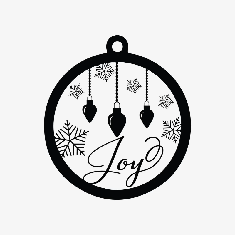 Ornement de Noël Joyeux Homme Manches Longues T-Shirt