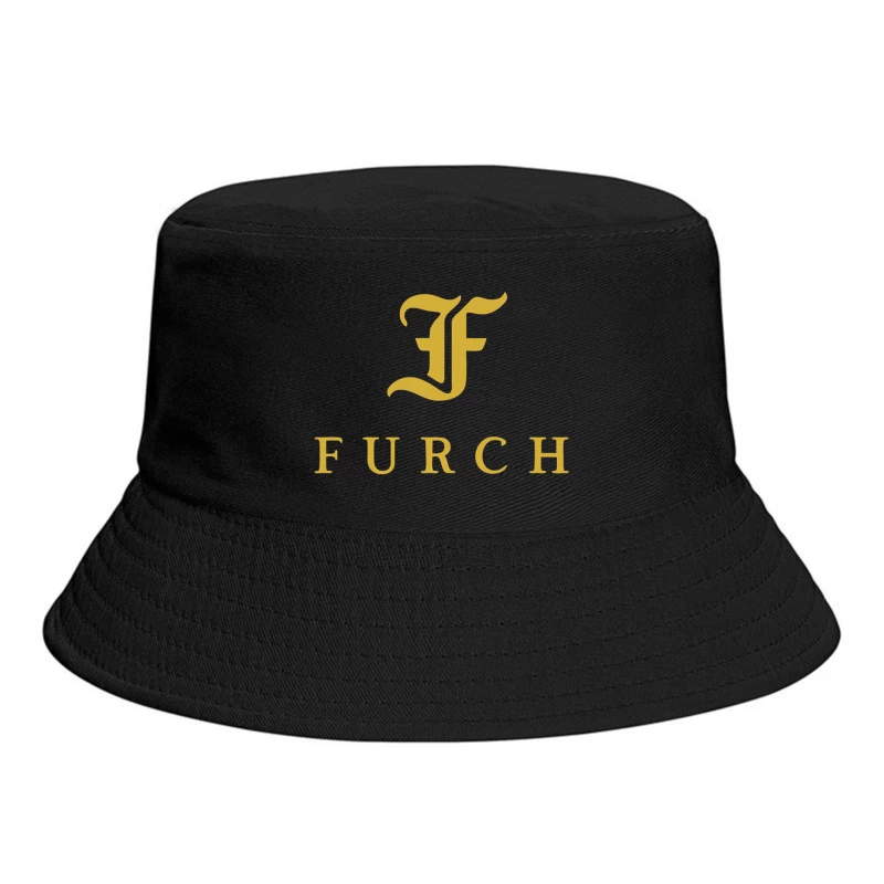 Furch Gold Logo - Luxury Minimalist Typography Design Bucket Hat