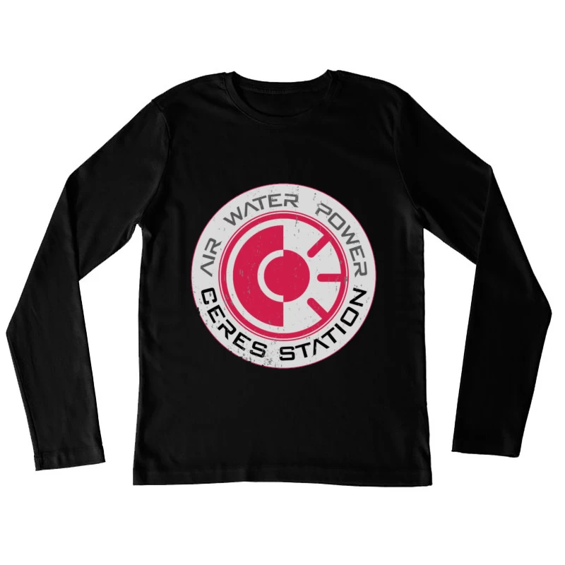 Expanse Ceres Station Logo Sign Female Long Sleeve T-Shirt