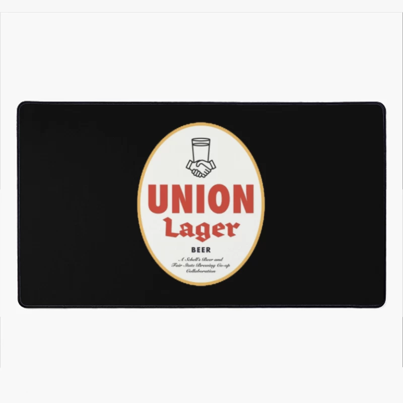 Union Lager Beer 2 Desk Mat