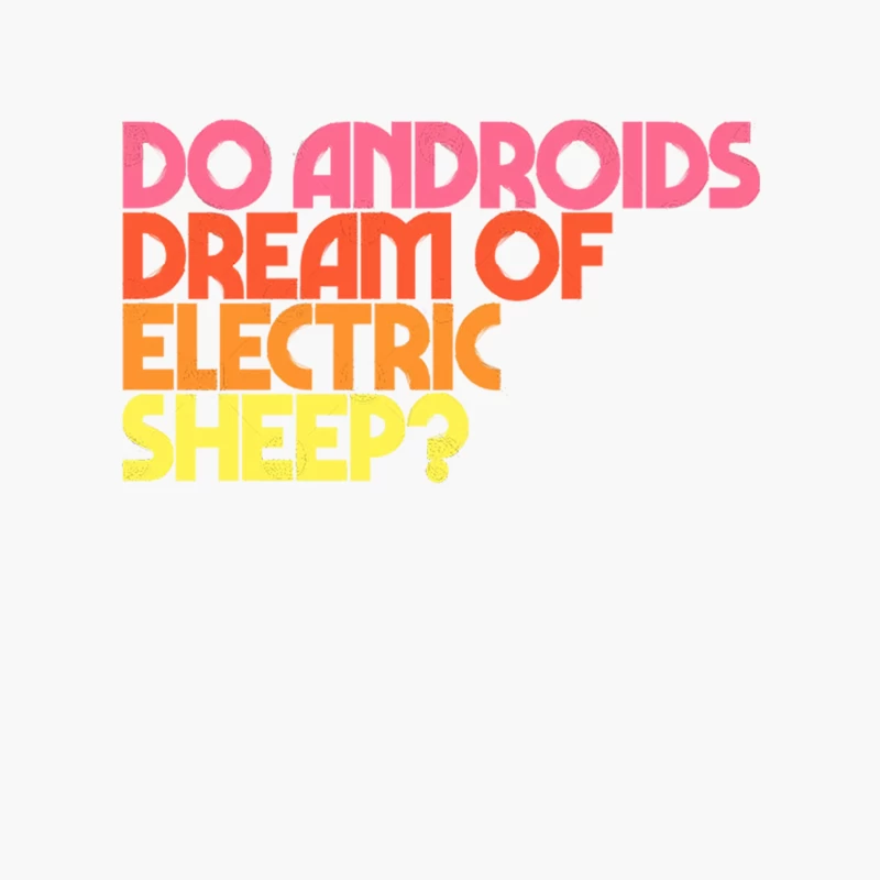 Do Androids Dream of Electric Sheep Cotton Tote Bag