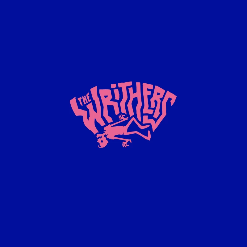 The Writhers Band Logo Design Desk Mat