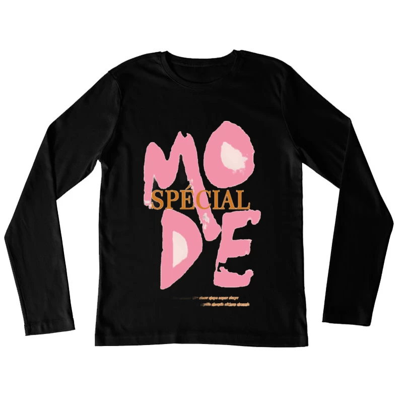 Spezialmodemuster Damen Langarm T-Shirt