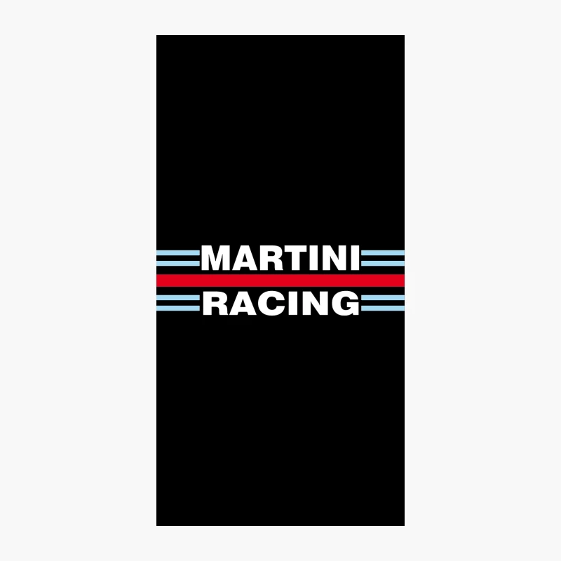 Iconic Martini Racing Logo: Italian Motorsport Legacy iPhone Case