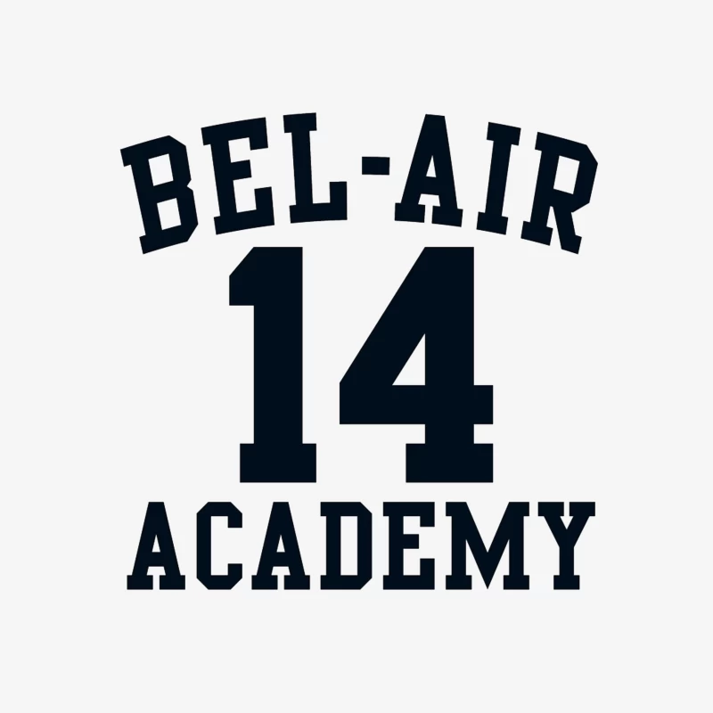 Bel-Air Academy Number 14 Athletic Jersey Design Female Pullover Sweatshirt