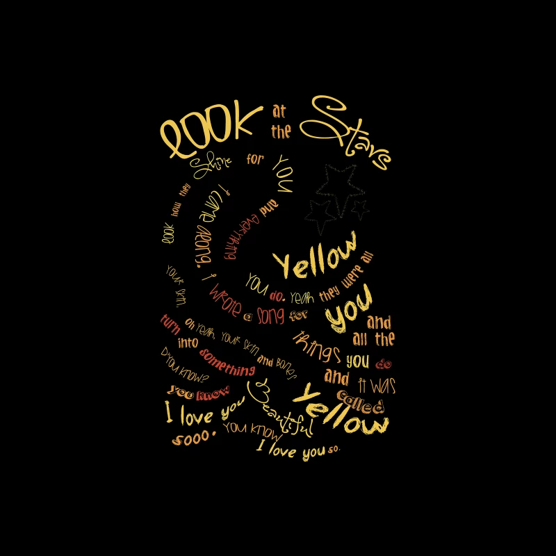 Coldplay Yellow Lyrics Tapestry