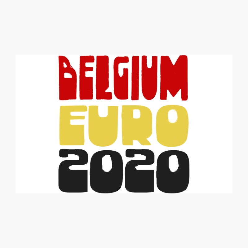 Belgium Euro 2020 Football Fan Design Travel Mug