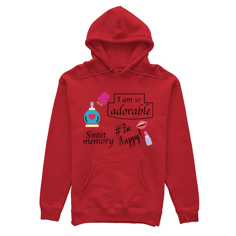 Design d'éléments mignons et motivants Femme Sweat à capuche
