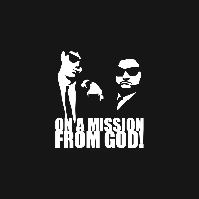 THE BLUES BROTHERS INSPIRED ON A MISSION FROM GOD FUNNY Desk Mat