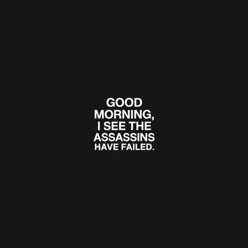 Minimalist White Text: Morning Motivation Mouse Pad