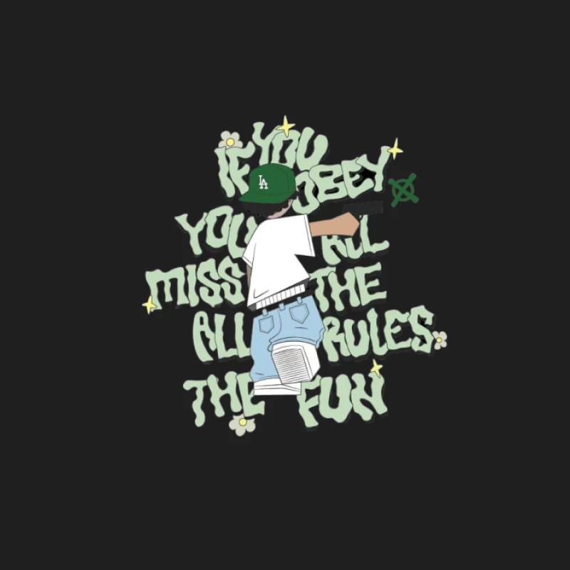 Hip-Hop Grafik mit Text und Illustrationen Herren Tanktops