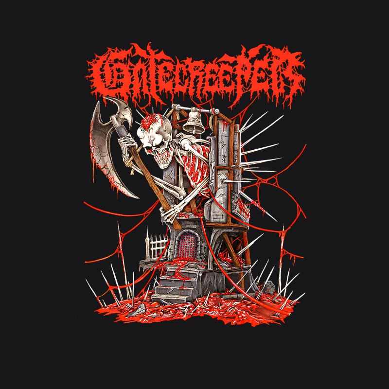 Gatecreeper Guts Tower Male Pullover Hoodie