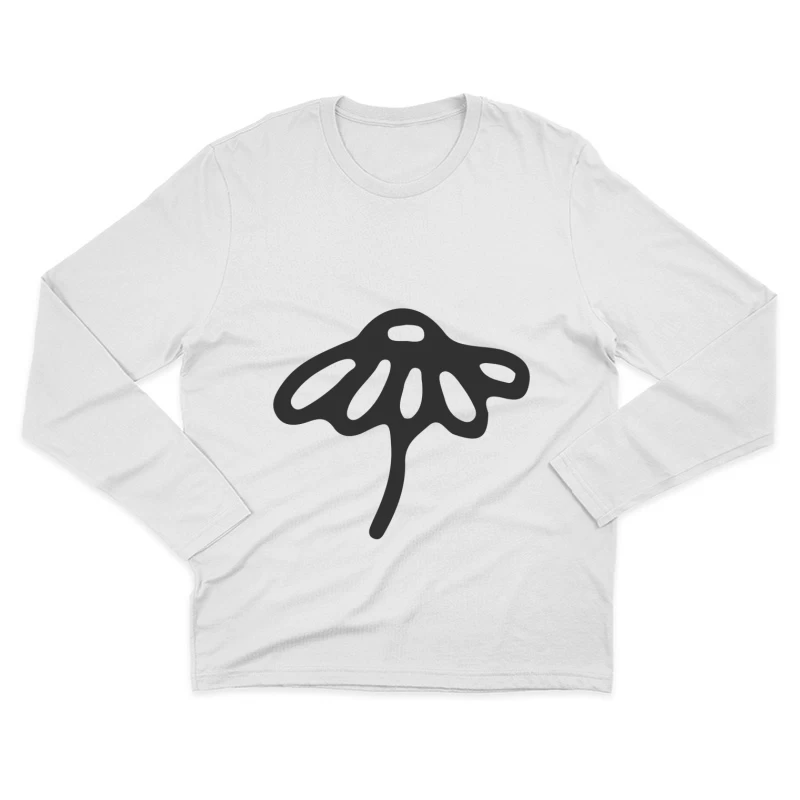 Motif abstrait en forme de parapluie Homme Manches Longues T-Shirt