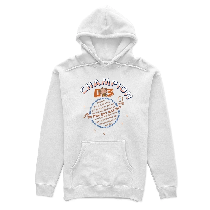 Lustiger Affen-Champion Damen Pullover Hoodie