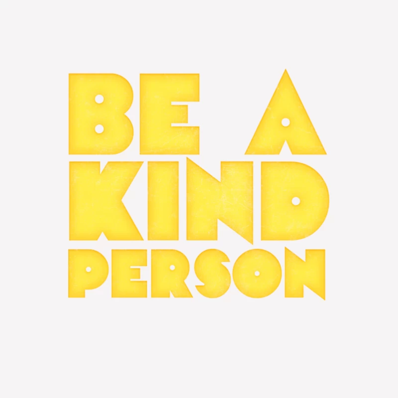 Be A Kind Person  Retro Typography Design Male T-Shirt
