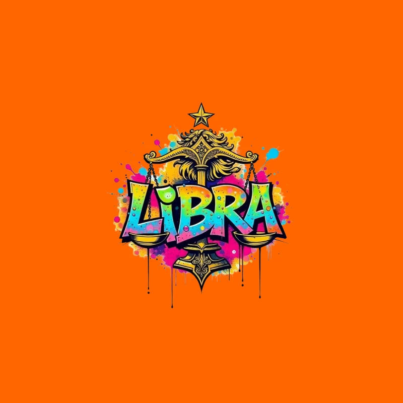 Liberal Zodiac Sign Art Travel Mug