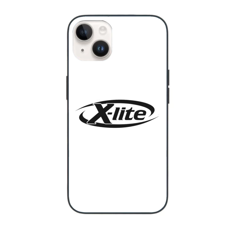 X-lite Black and White Brand Logo Design iPhone Case