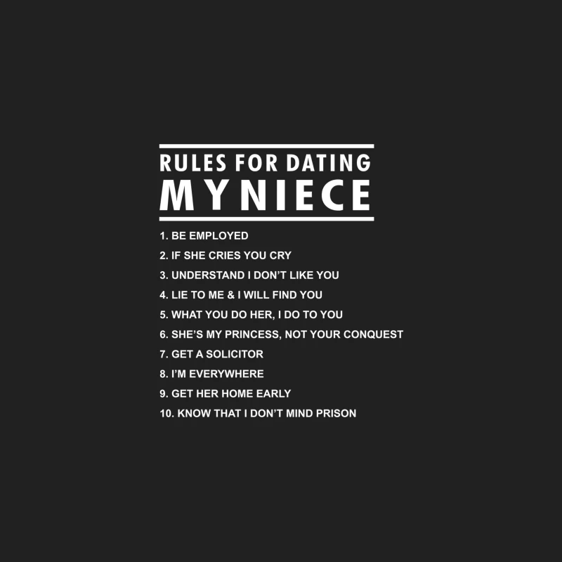 Rules For Dating My Niece Bucket Hat