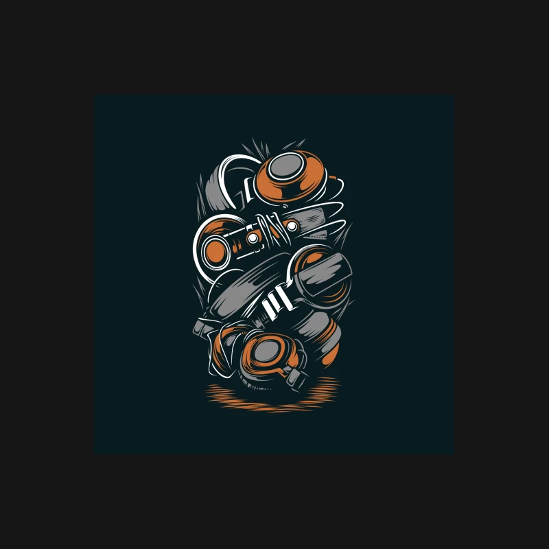 Cascade de Casques et Résistance Femme T-Shirt