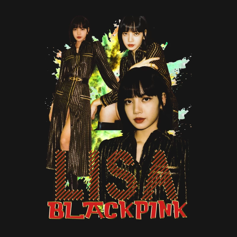 Lisa from BLACKPINK in Fashionable Attire Male Long Sleeve T-Shirt