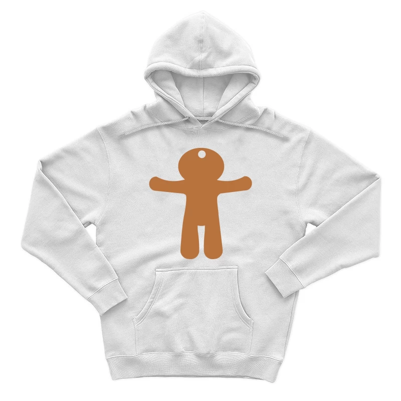 Silhouette de bonhomme en pain d'épice Homme Sweat à capuche