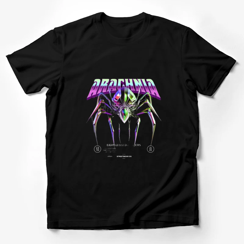 Design d'Araignée Futuriste Homme T-Shirt
