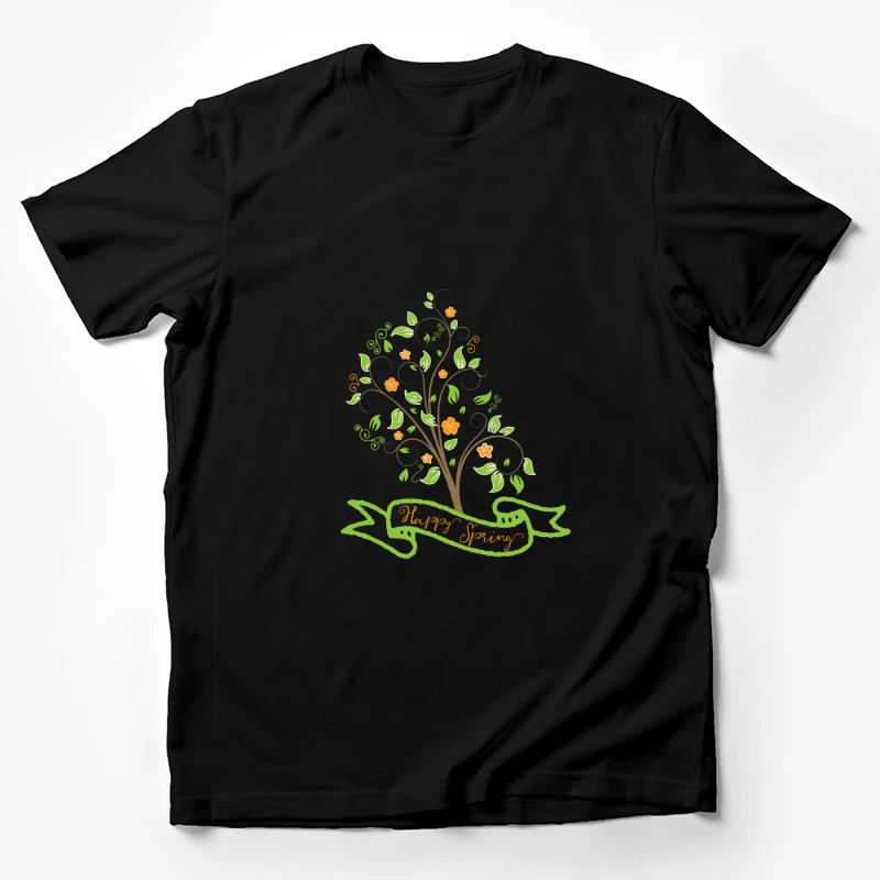 Arbre printanier avec ruban Homme T-Shirt