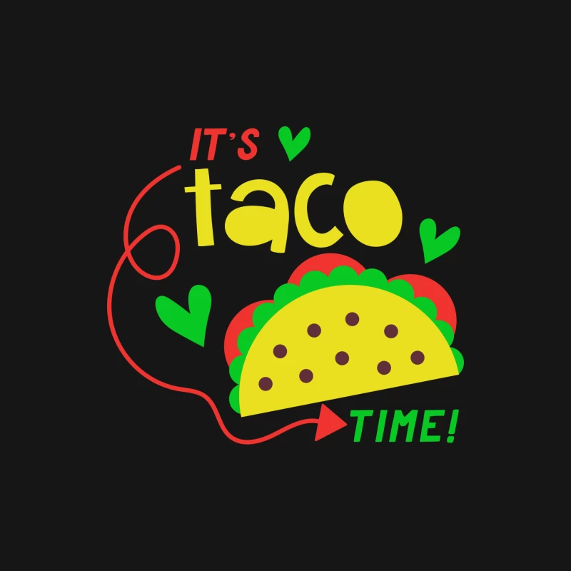 C'est l'heure des tacos avec du style Homme Manches Longues T-Shirt
